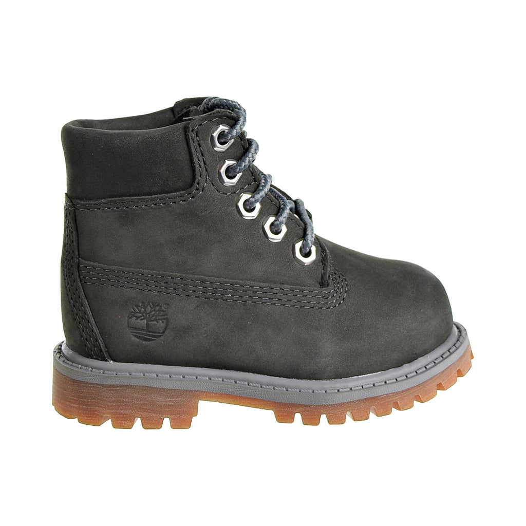 Timberland Premium 6" Waterproof Boot Toddler's Shoes Dark Grey