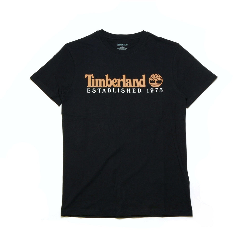 Timberland Men's Short Sleeve Core Established Tee Black-Wheat