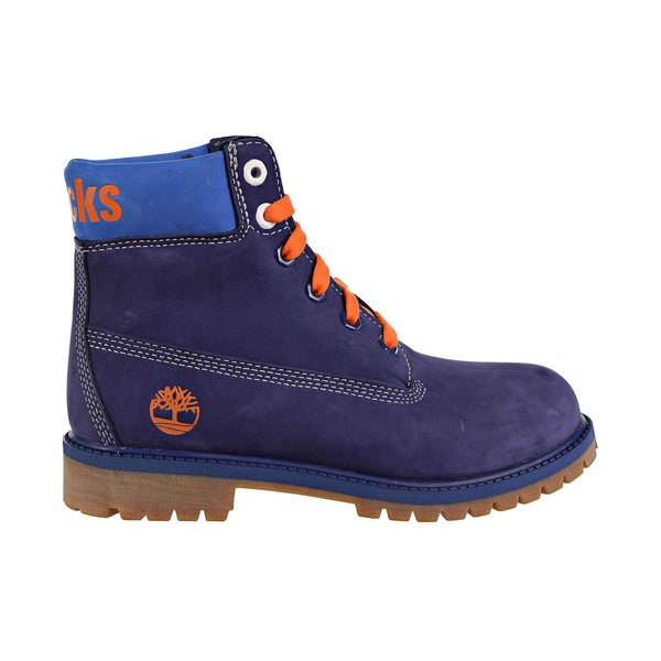 Timberland X Mitchell & Ness NBA Knicks 6" Boot Big Kids' Shoes Dark Blue