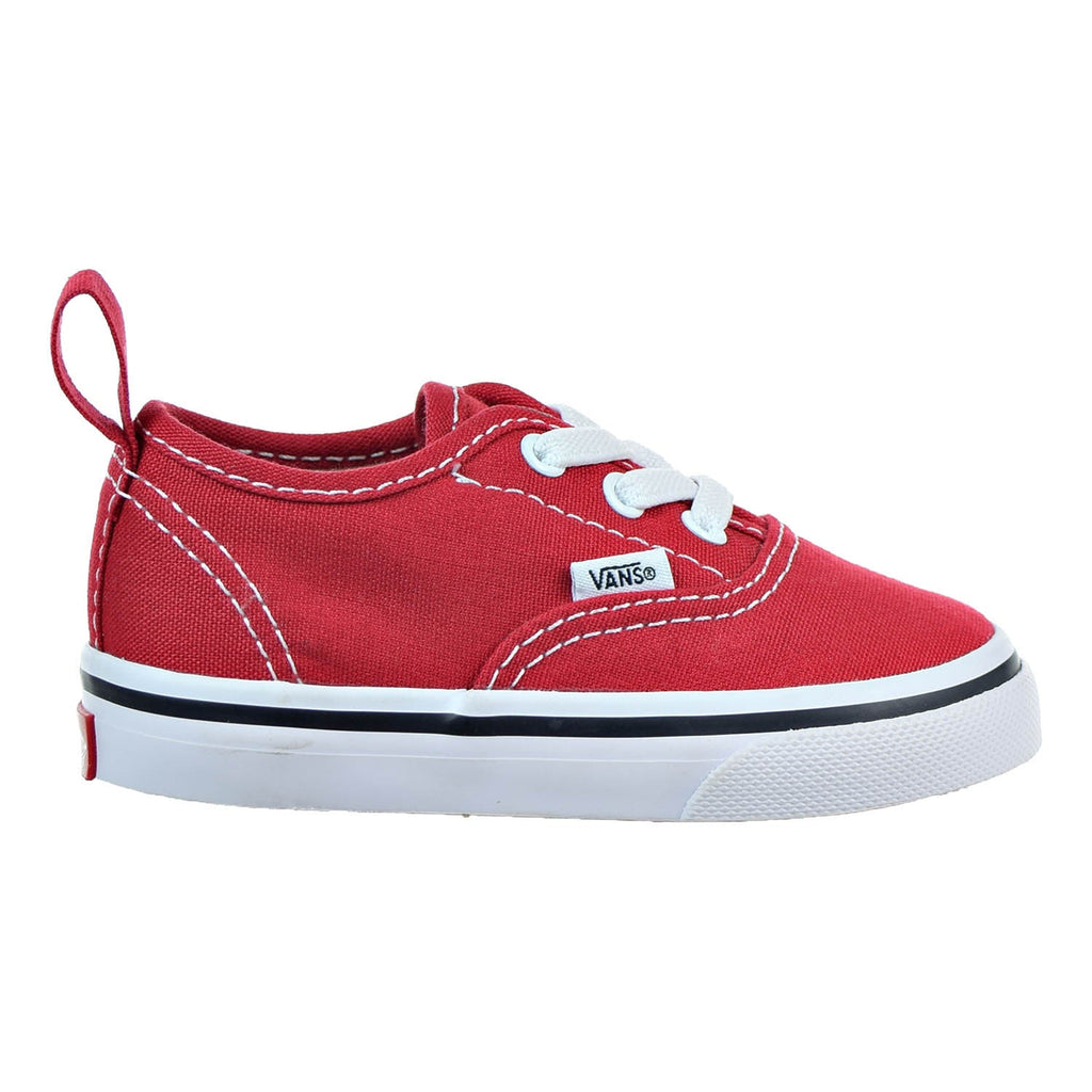 Vans Authentic Elastic Toddler Shoes Red/White