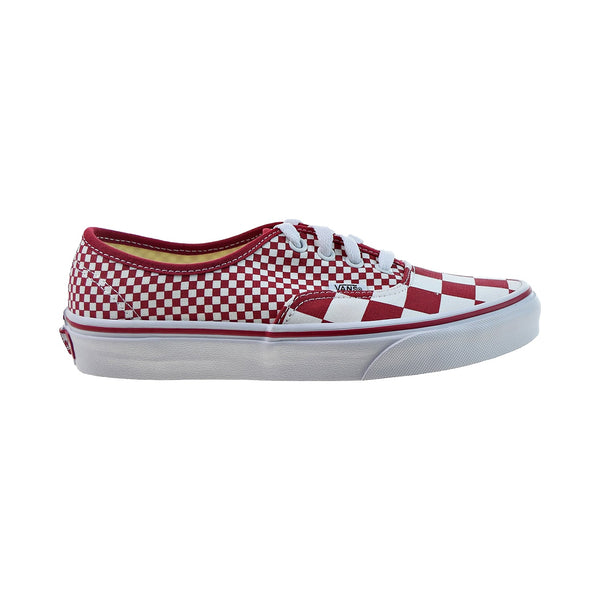 Vans Authentic 'Mix Checker' Men's Shoes Chili Pepper-True White