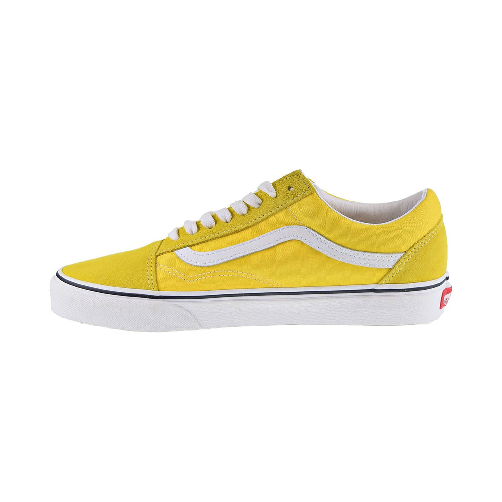 Vans Old Skool Men's Shoes Vibrant Yellow-True White