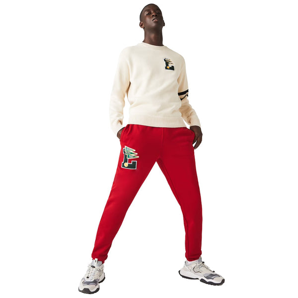 Lacoste Men's Pennants SweatPants Red xh7442-51-5sx (Size L)